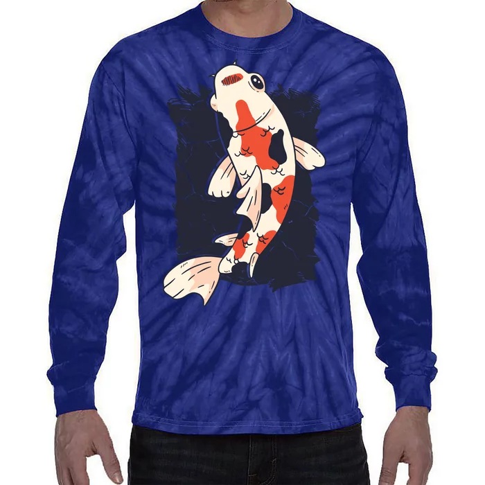 Koi Fish Tie-Dye Long Sleeve Shirt