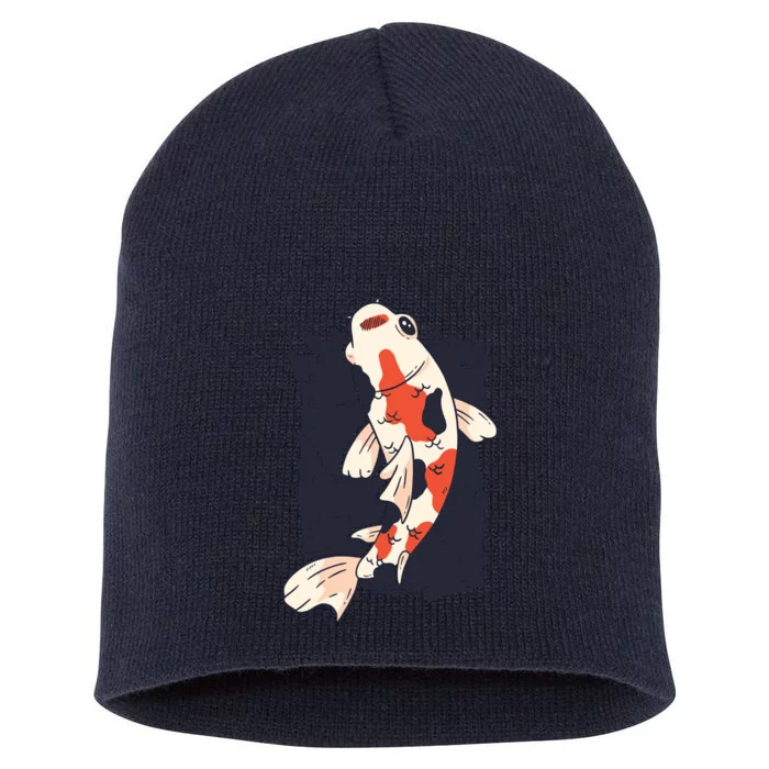 Koi Fish Short Acrylic Beanie