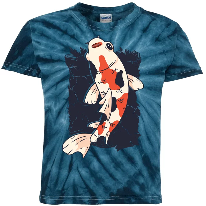 Koi Fish Kids Tie-Dye T-Shirt