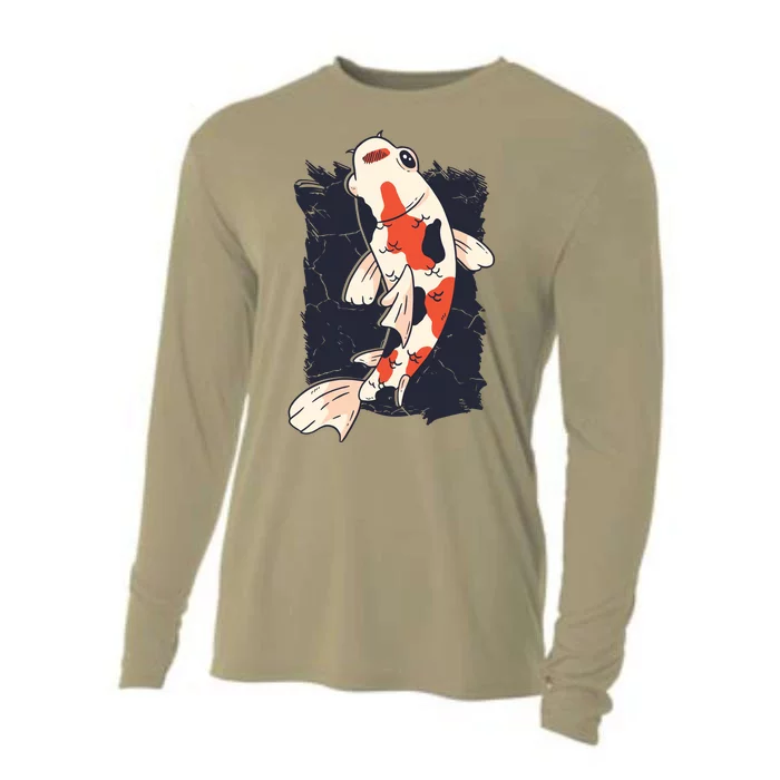 Koi Fish Cooling Performance Long Sleeve Crew