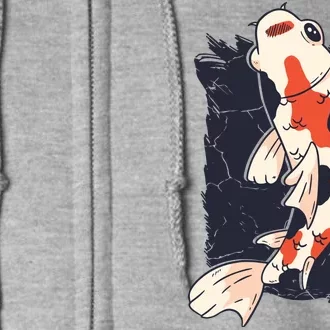 Koi Fish Full Zip Hoodie