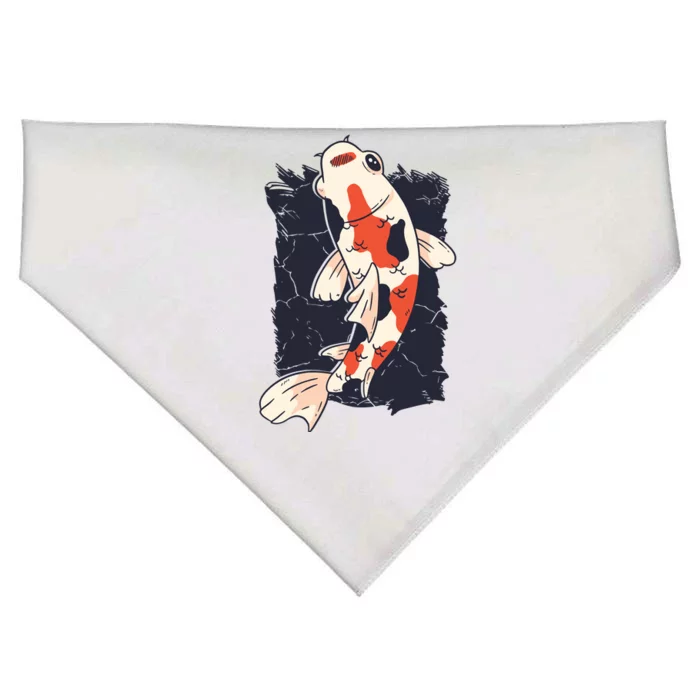 Koi Fish USA-Made Doggie Bandana