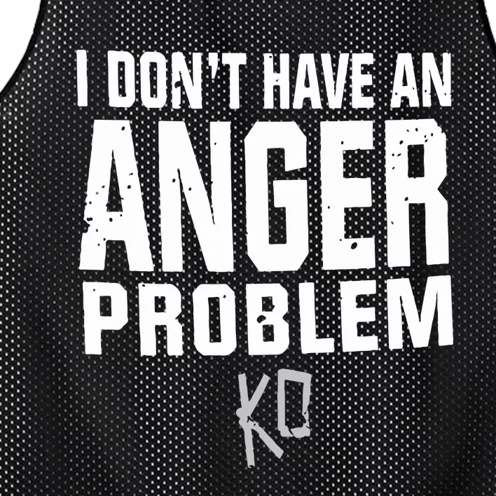 Kevin Owens I Don’t Have An Anger Problem Mesh Reversible Basketball Jersey Tank