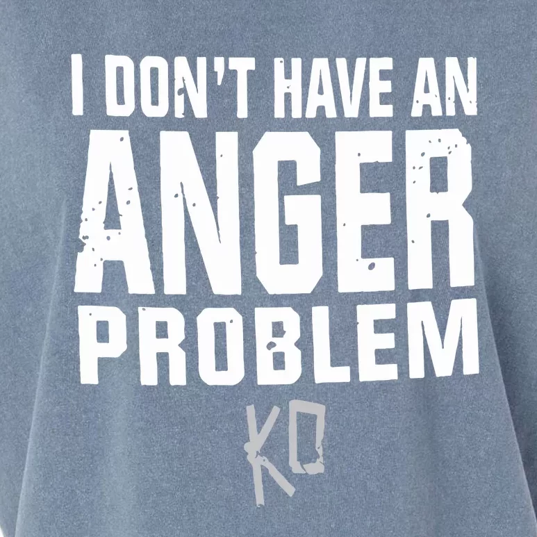 Kevin Owens I Don’t Have An Anger Problem Garment-Dyed Women's Muscle Tee