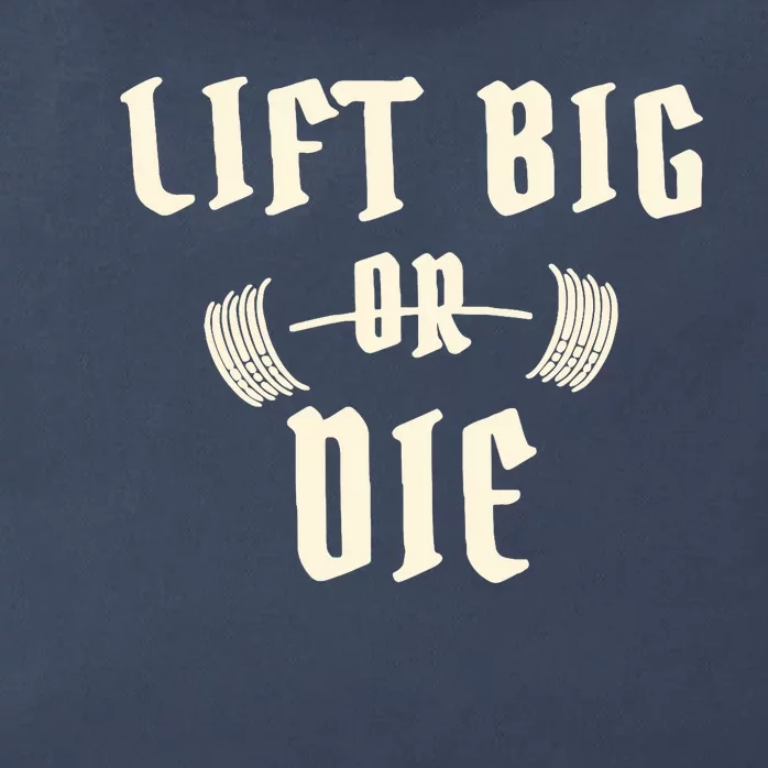 King Of Juco Merch Lift Big Or Die Zip Tote Bag