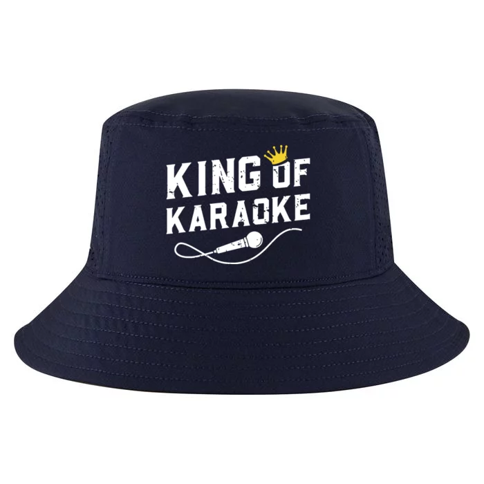 King Of Karaoke Funny Singing Singer Gift Cool Comfort Performance Bucket Hat