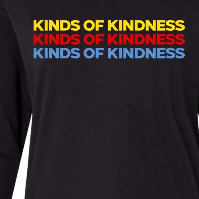 Kinds Of Kindness Womens Cotton Relaxed Long Sleeve T-Shirt