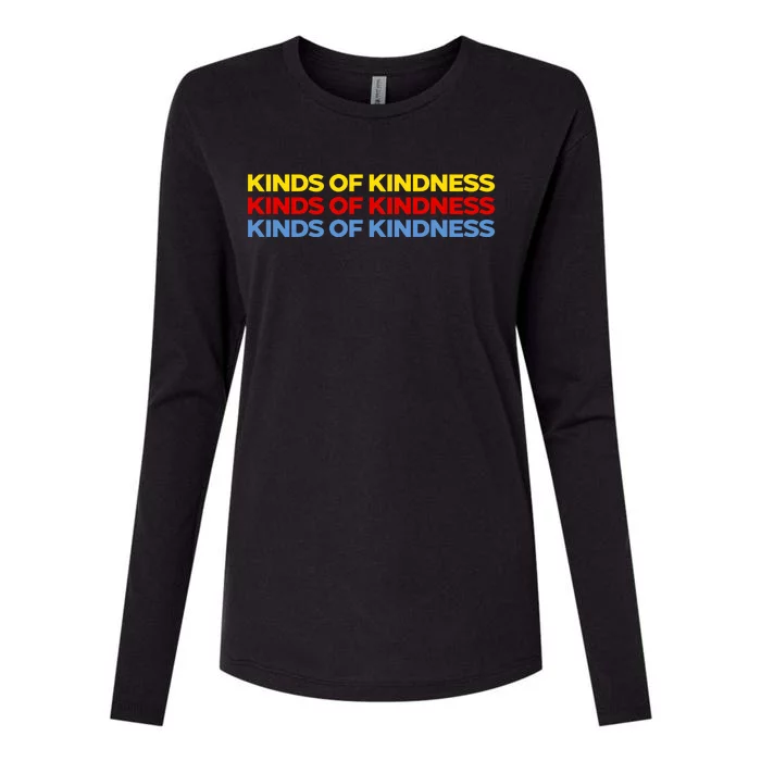 Kinds Of Kindness Womens Cotton Relaxed Long Sleeve T-Shirt