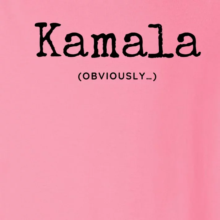 Kamala (Obviously) Toddler Long Sleeve Shirt