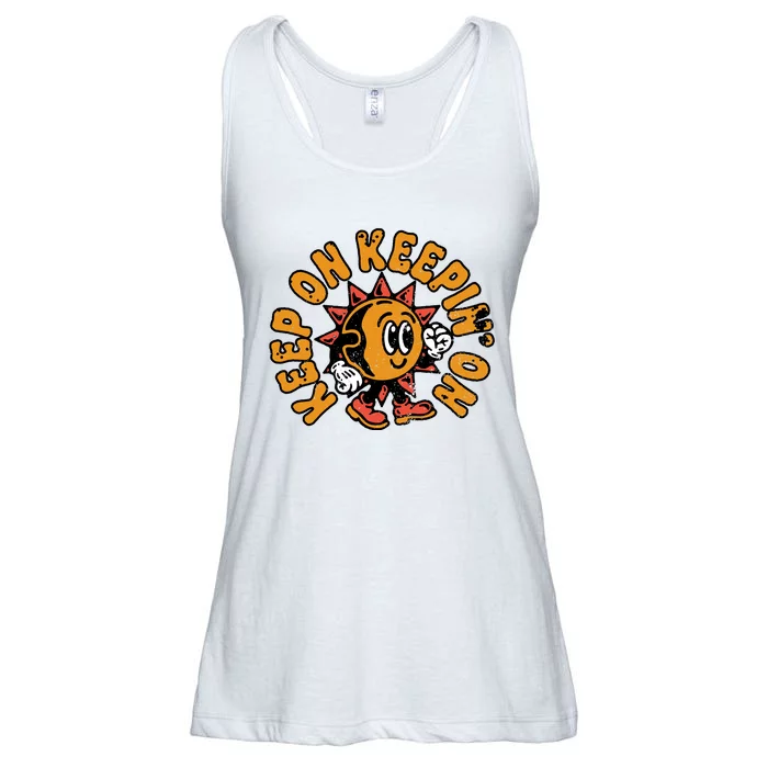 Keep On Keepin No Gifts Vintage Summer Ladies Essential Flowy Tank