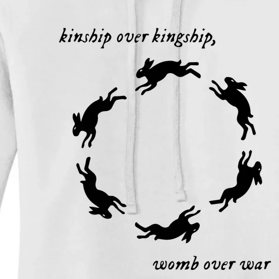 Kinship Over Kingship Womb Over War Women's Pullover Hoodie