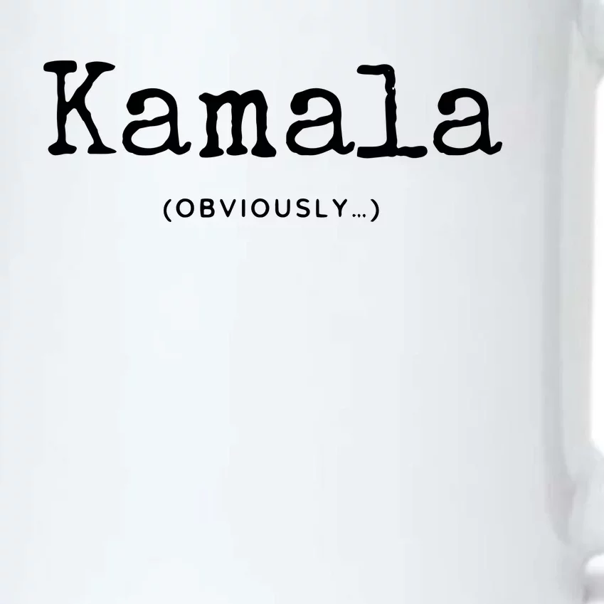 Kamala (Obviously) Black Color Changing Mug