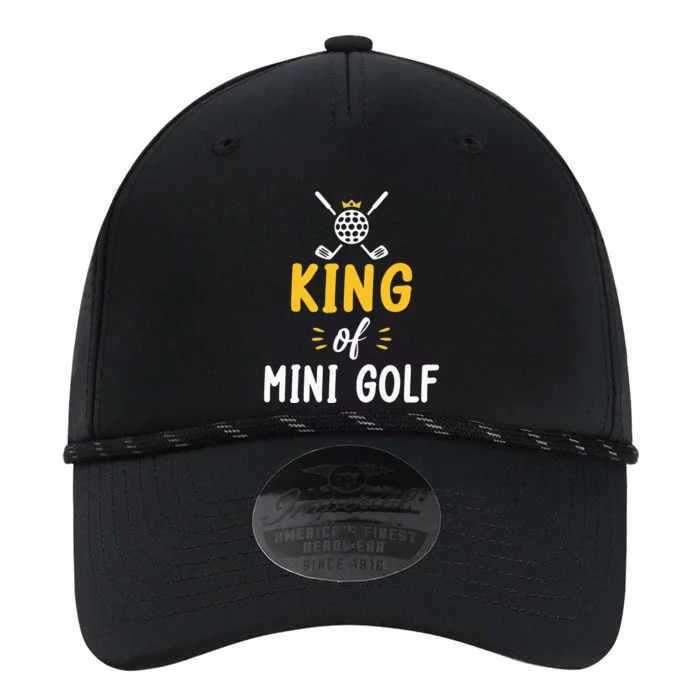 King of Mini Golf funny sports lovers Performance The Dyno Cap