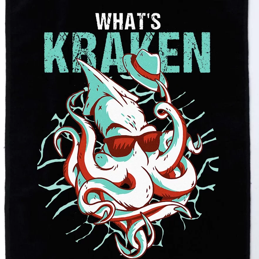 Kraken Ocean Monster Diver Surfer Beach Lover Whats Kraken Platinum Collection Golf Towel