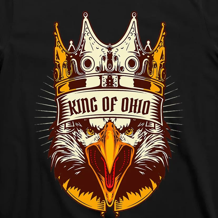 King Of Ohio Ironic Meme Brainrot Trendy Rizz Quote T-Shirt