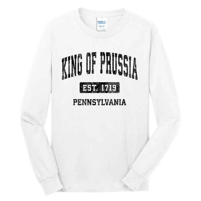 King Of Prussia Pennsylvania Pa Vintage Established Athletic Sports Tall Long Sleeve T-Shirt