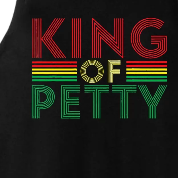 King of Petty Afrocentric African American Juneteenth Ladies Tri-Blend Wicking Tank