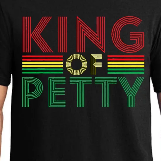 King of Petty Afrocentric African American Juneteenth Pajama Set