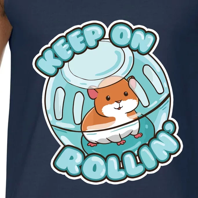 Keep On Rolling Cute Hamster Hammy Owner Pet Lover Gift Comfort Colors® Tank Top