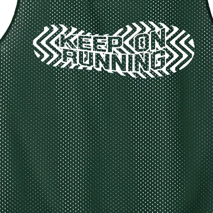 Keep On Running Mesh Reversible Basketball Jersey Tank