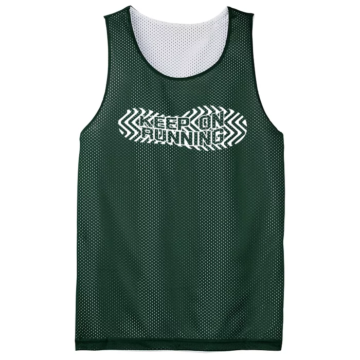 Keep On Running Mesh Reversible Basketball Jersey Tank