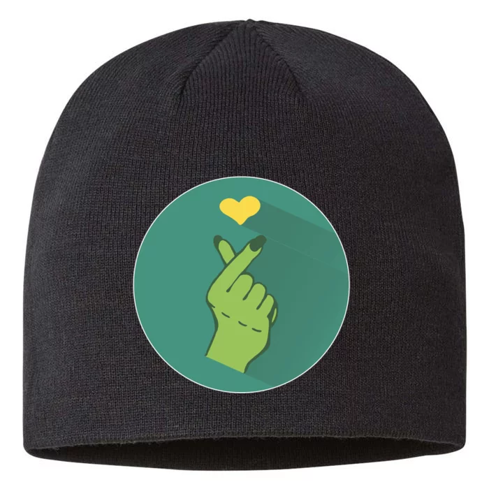 Korean Heart Zombie 8 1/2in Sustainable Knit Beanie