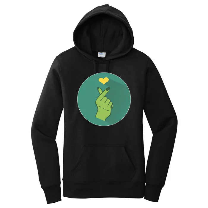 Korean Heart Zombie Women's Pullover Hoodie