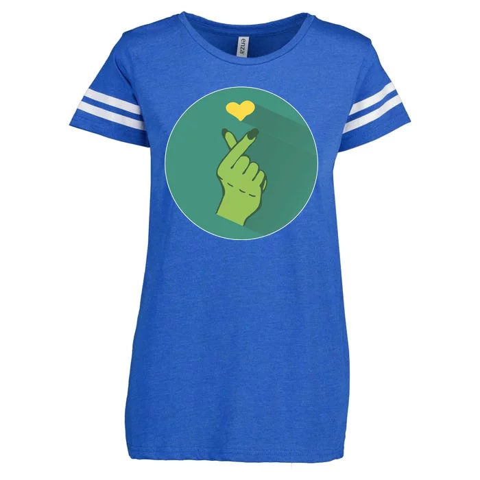 Korean Heart Zombie Enza Ladies Jersey Football T-Shirt