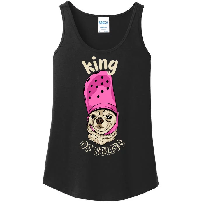 King Of Selfie Ladies Essential Tank