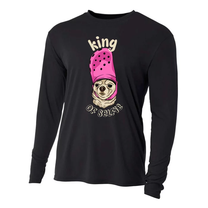 King Of Selfie Cooling Performance Long Sleeve Crew