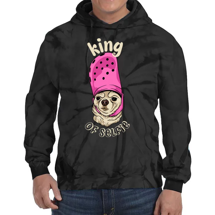 King Of Selfie Tie Dye Hoodie