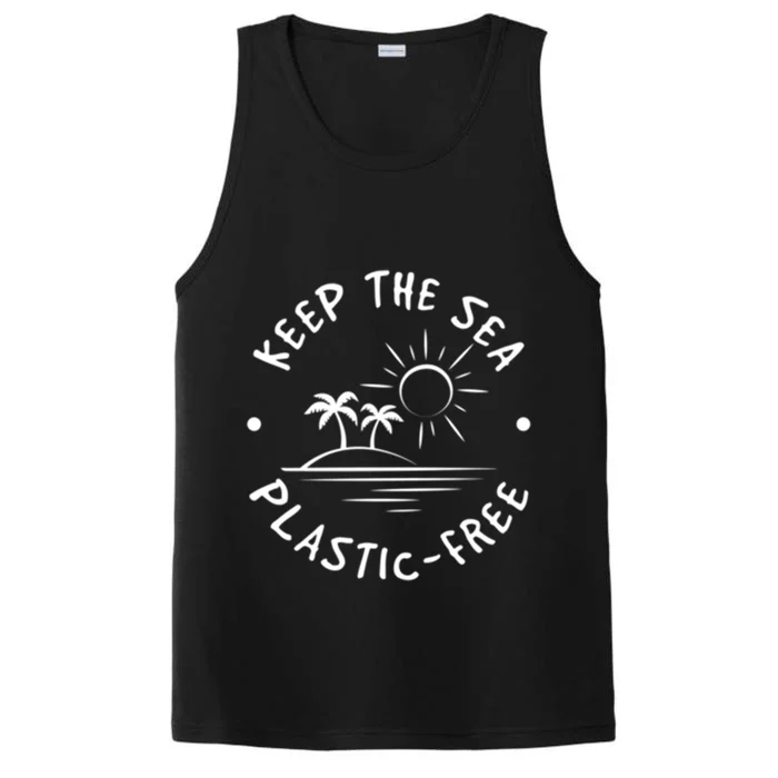 Keep Our Sea Plastic Free Ecogiftfriendly Ocean Fan Gift Performance Tank