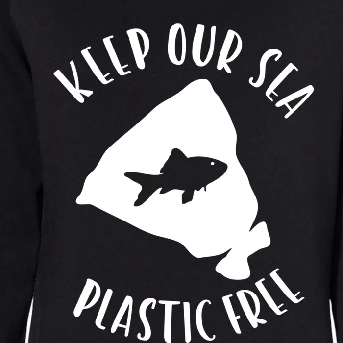 Keep Our Sea Plastic Free Skip A Straw Save A Turtle Meaningful Gift Womens California Wash Sweatshirt