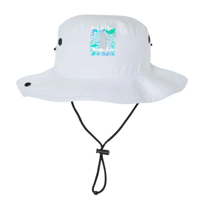 Keep Our Seas Plastic Free Environt Climate Sustainable Gift Legacy Cool Fit Booney Bucket Hat