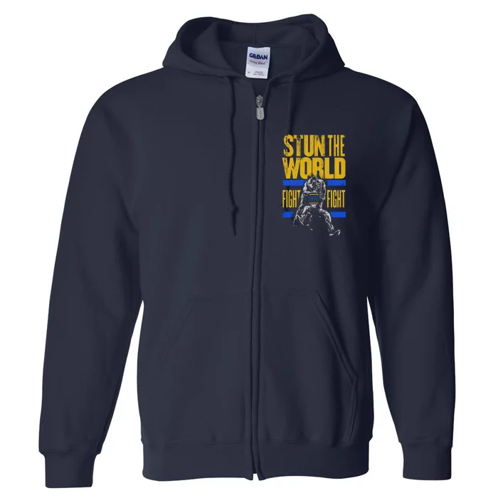 Kevin Owens Stun The World Full Zip Hoodie