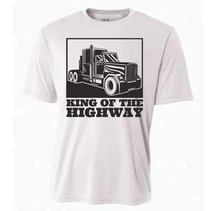 King Of The Highway Trucker Cooling Performance Crew T-Shirt