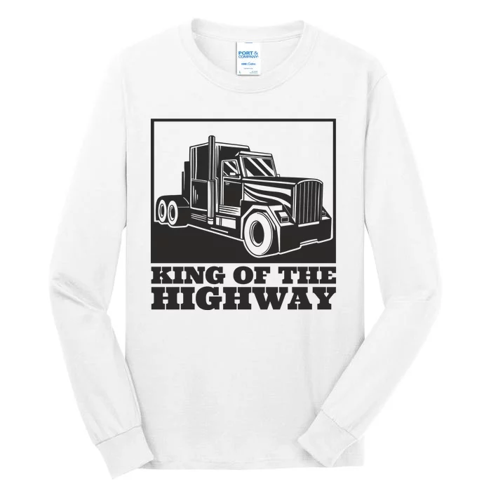 King Of The Highway Trucker Tall Long Sleeve T-Shirt