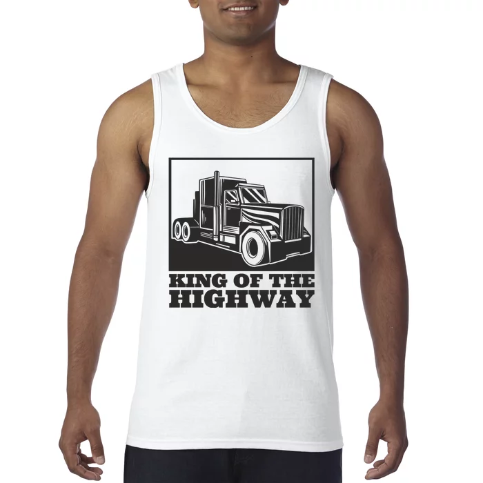 King Of The Highway Trucker Tank Top