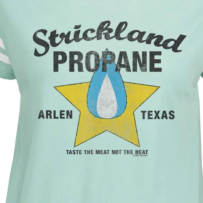 King Of The Hill Strickland Propane Arlen, Tx Enza Ladies Jersey Football T-Shirt