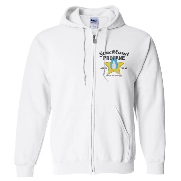 King Of The Hill Strickland Propane Arlen, Tx Full Zip Hoodie