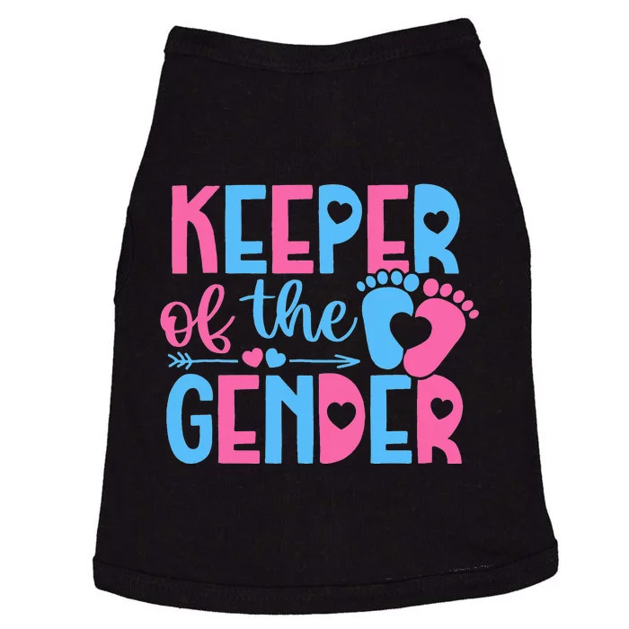 Keeper Of The Gender Gender Reveal Party Baby Shower Doggie Tank