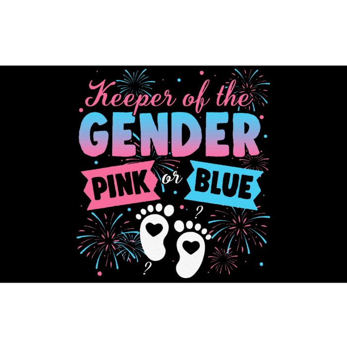 Keeper Of The Gender Or Blue Gender Reveal Fireworks Bumper Sticker