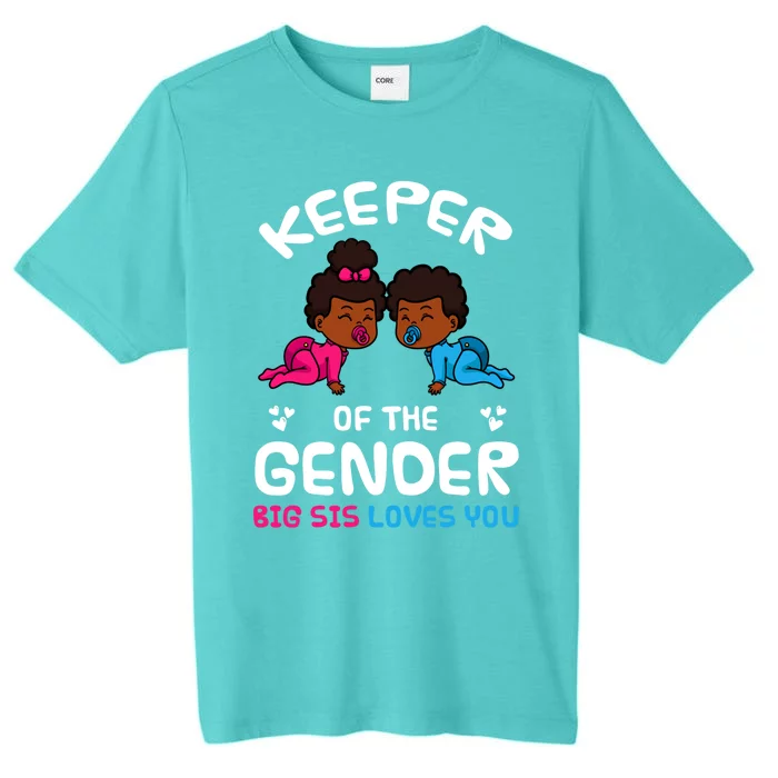 Keeper Of The Gender Big Sis Loves You African American Gift ChromaSoft Performance T-Shirt