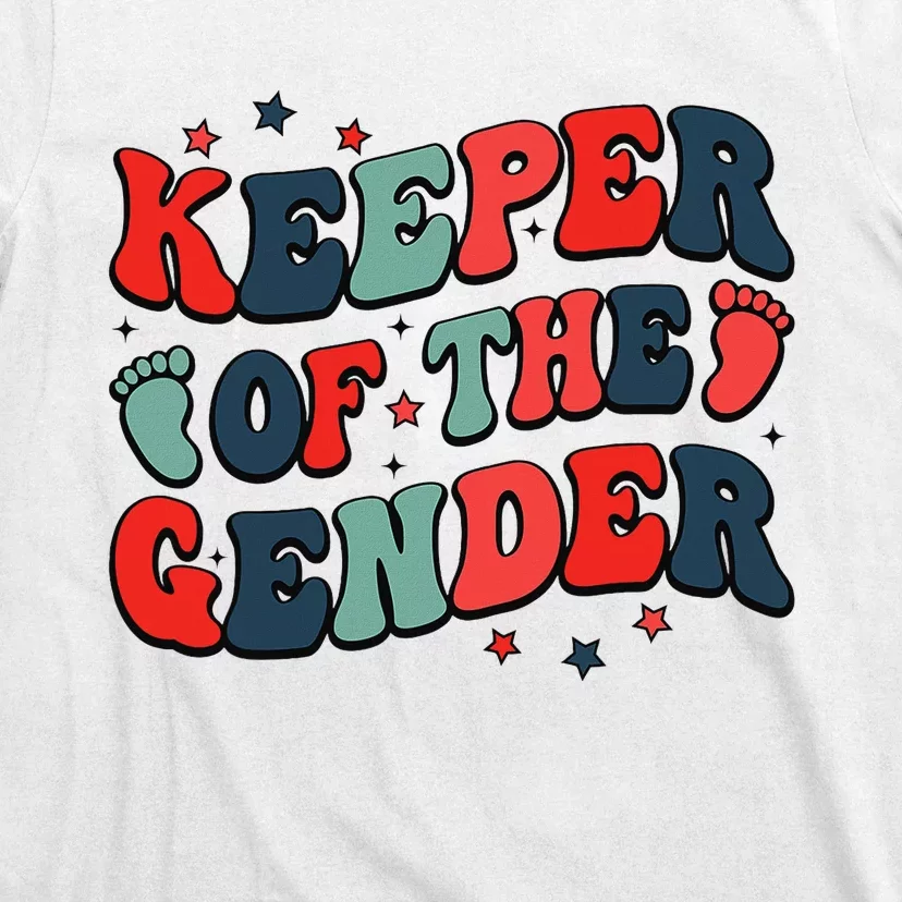 Keeper Of The Gender 4th Of July Reveal T-Shirt