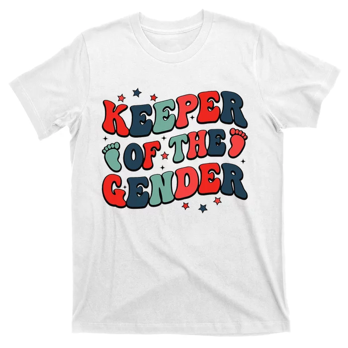 Keeper Of The Gender 4th Of July Reveal T-Shirt