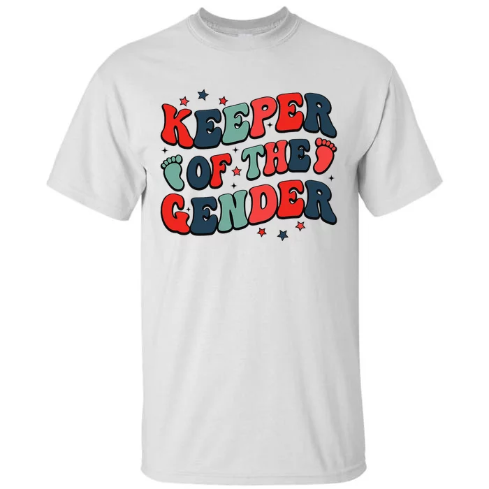 Keeper Of The Gender 4th Of July Reveal Tall T-Shirt