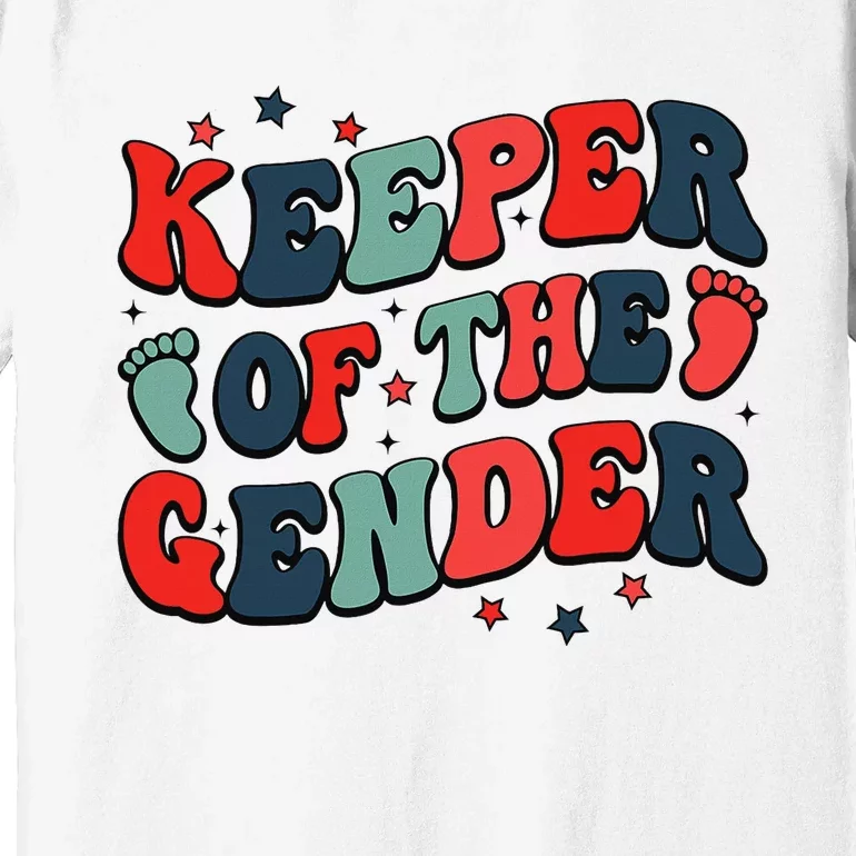 Keeper Of The Gender 4th Of July Reveal Premium T-Shirt