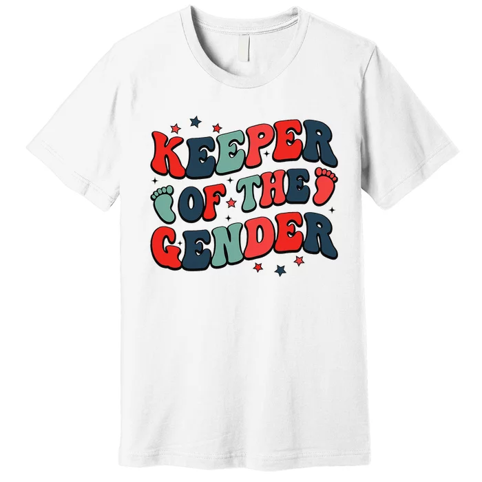 Keeper Of The Gender 4th Of July Reveal Premium T-Shirt