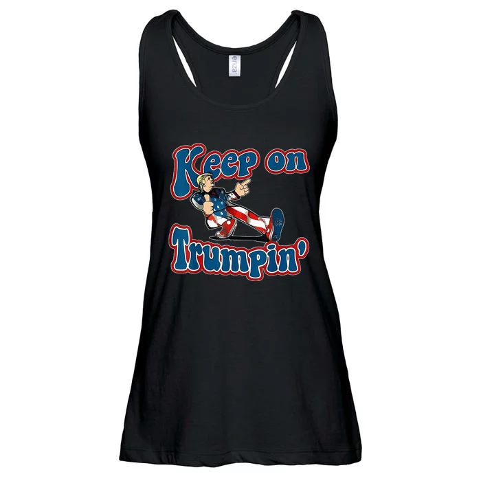 Keep On Trumpin Trump For President 2024 Ladies Essential Flowy Tank