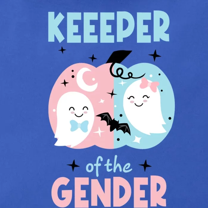 Keeper Of The Gender Reveal Cute Ghosts Team Booy Or Ghoul Gift Zip Tote Bag